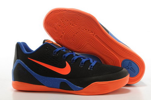 Mens Nike Kobe Ix Elite Low Orange Blue Black Outlet